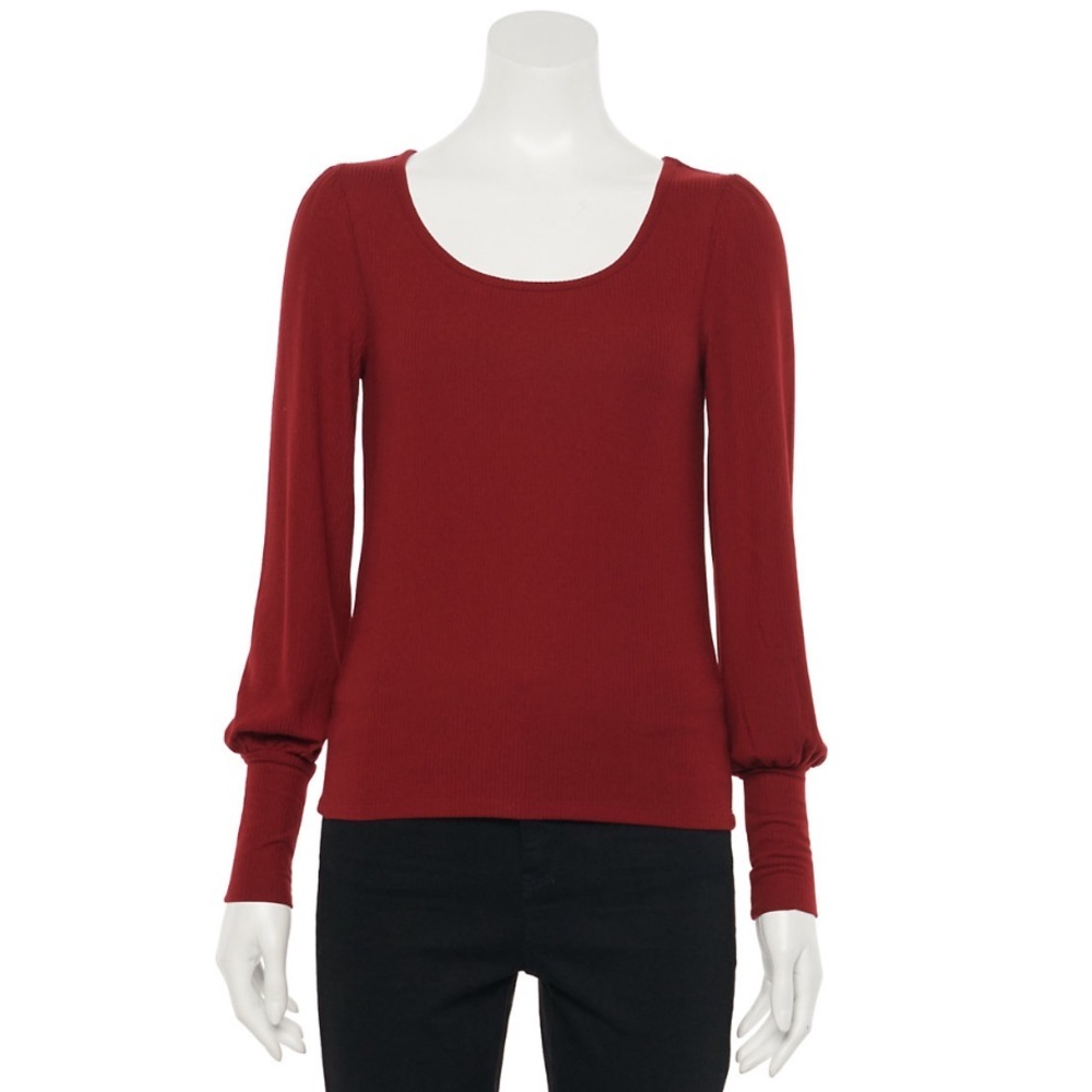 Pink Republic Shirring Sleeve Top